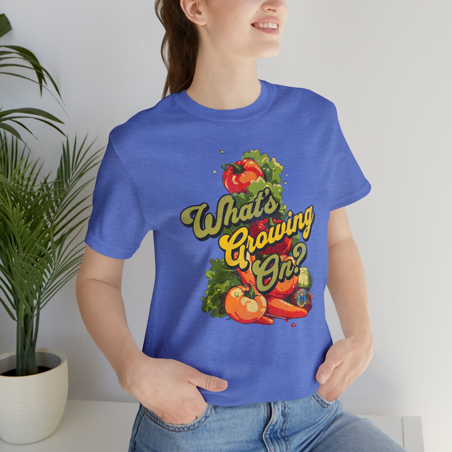 What's Growing On? Unisex Jersey Short Sleeve Tee