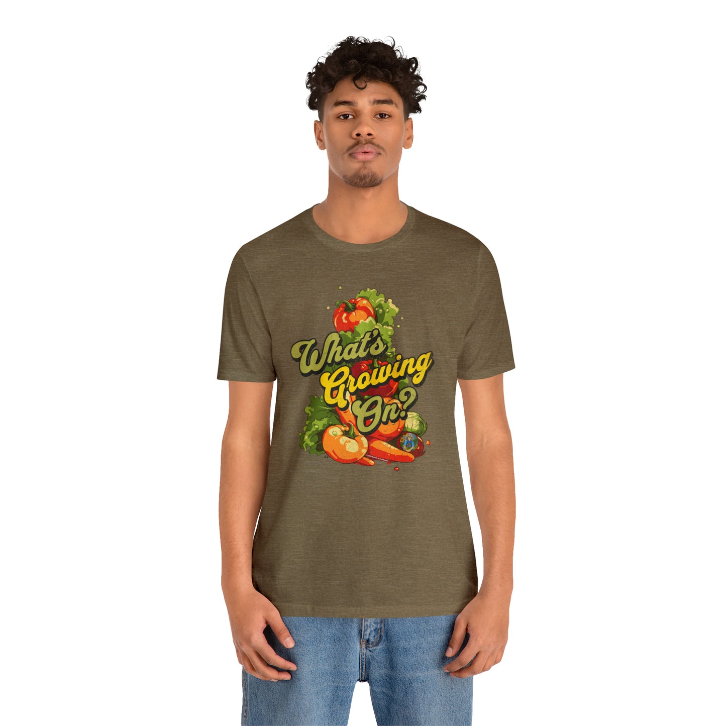 What's Growing On? Unisex Jersey Short Sleeve Tee