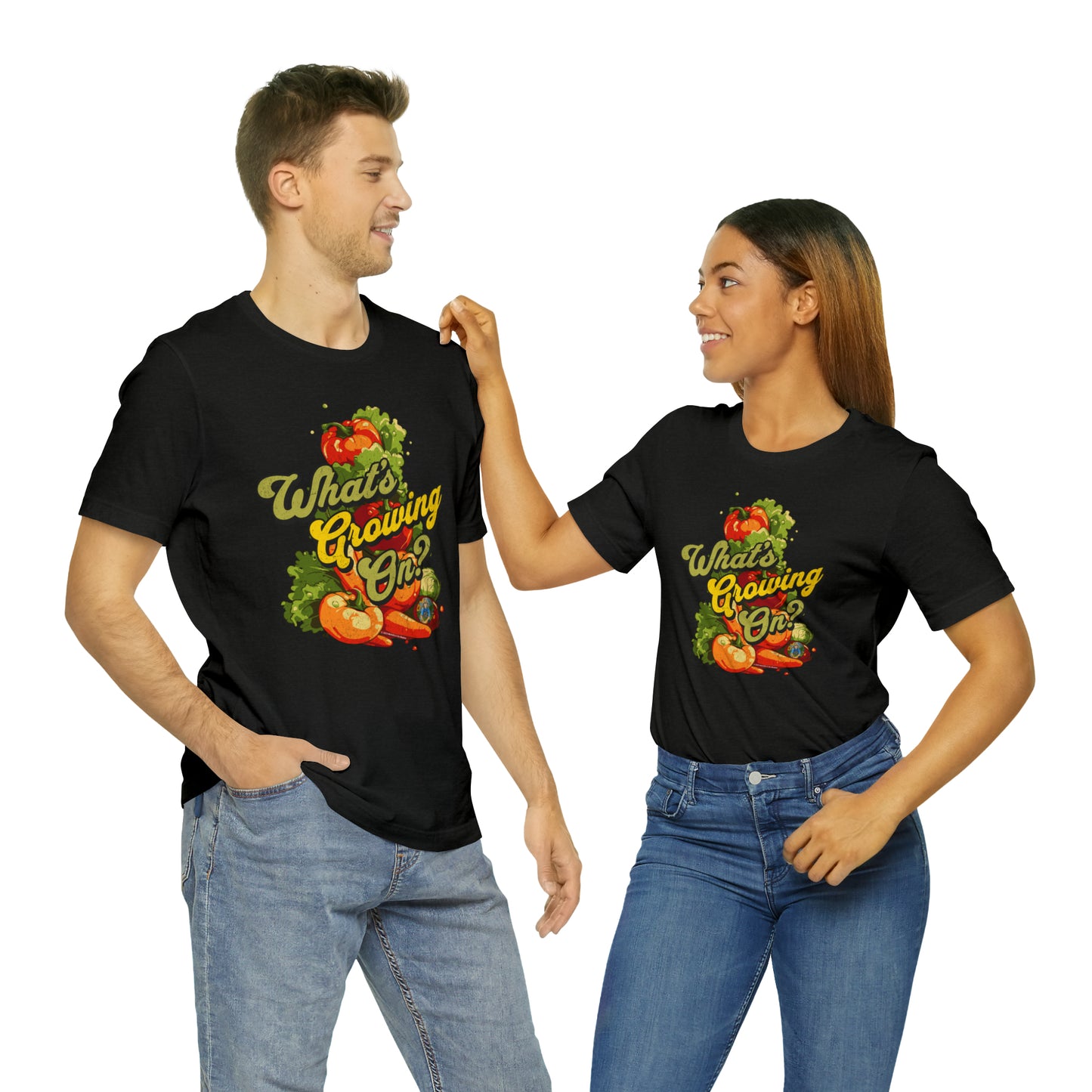 What's Growing On? Unisex Jersey Short Sleeve Tee
