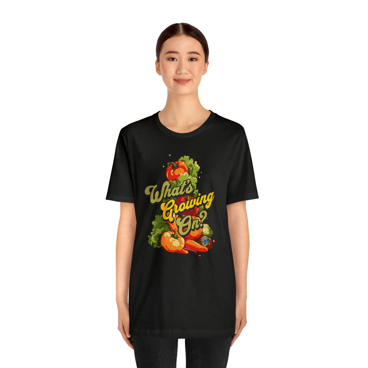 What's Growing On? Unisex Jersey Short Sleeve Tee