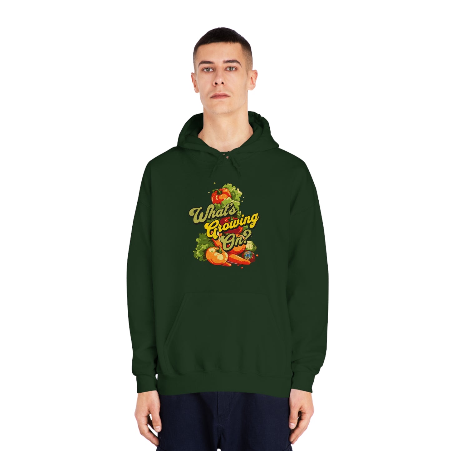 What's Growing On? Unisex DryBlend® Hooded Sweatshirt