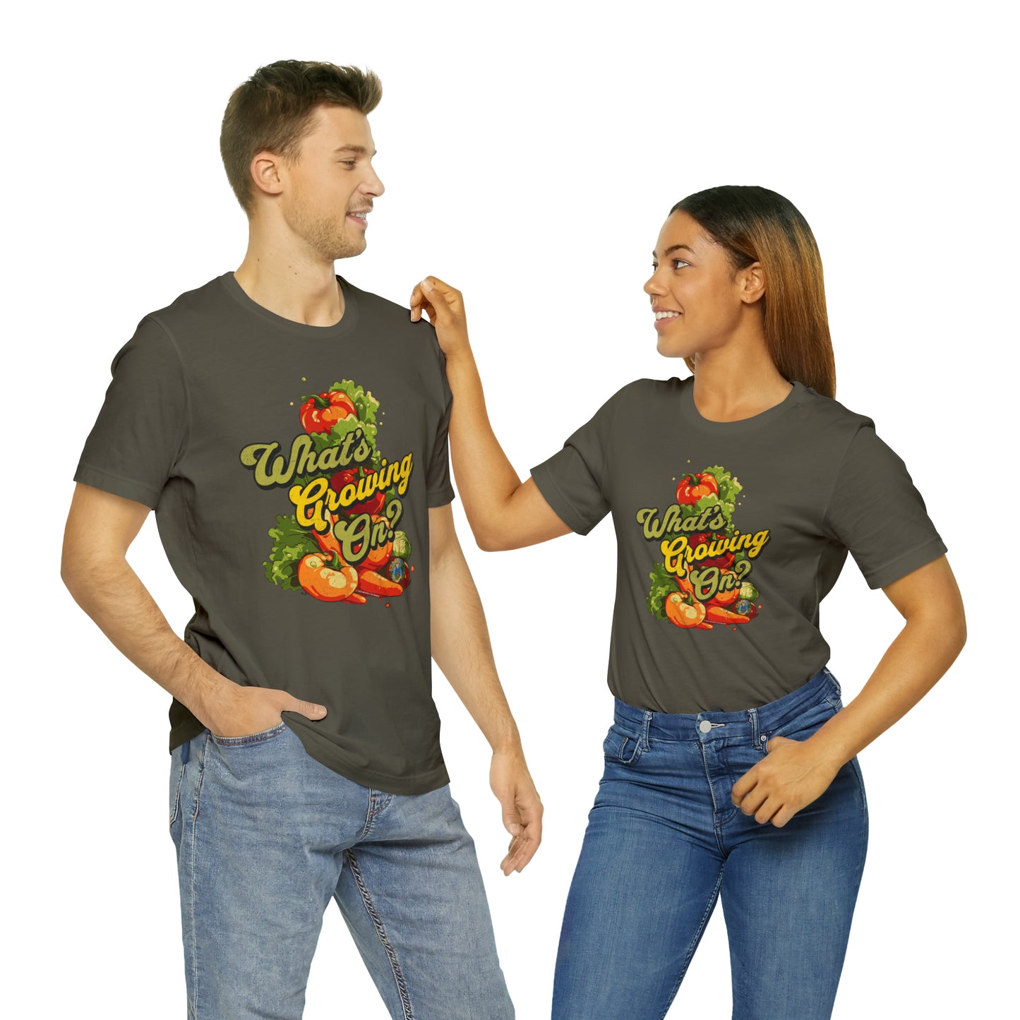 What's Growing On? Unisex Jersey Short Sleeve Tee