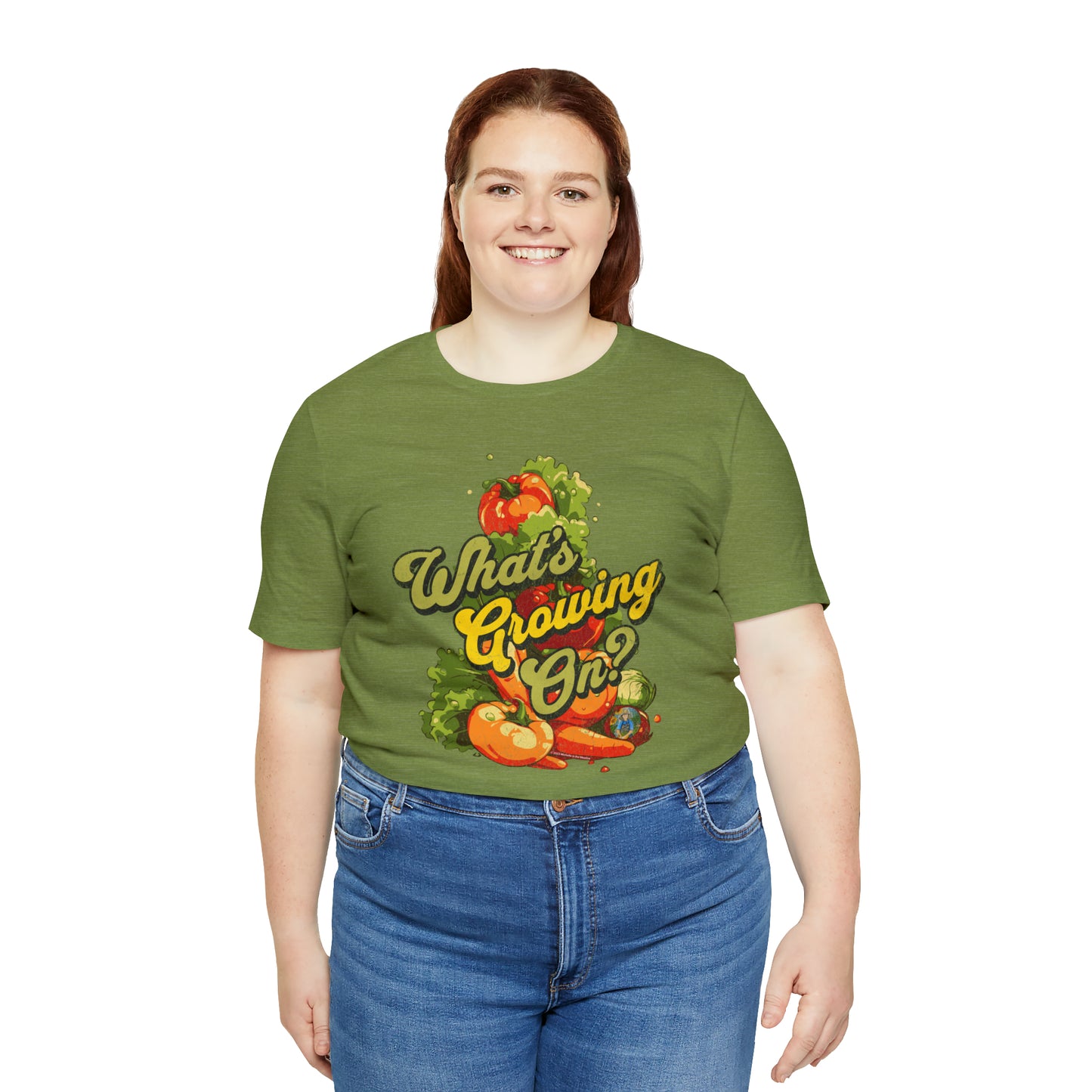 What's Growing On? Unisex Jersey Short Sleeve Tee