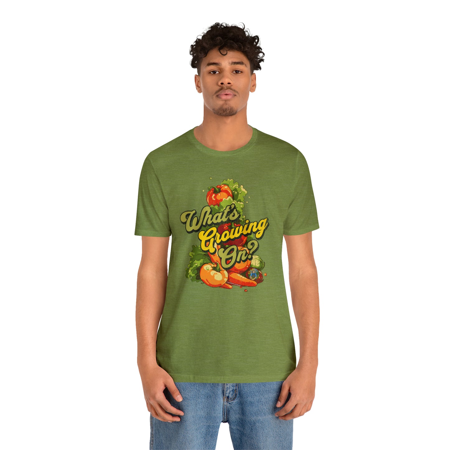 What's Growing On? Unisex Jersey Short Sleeve Tee