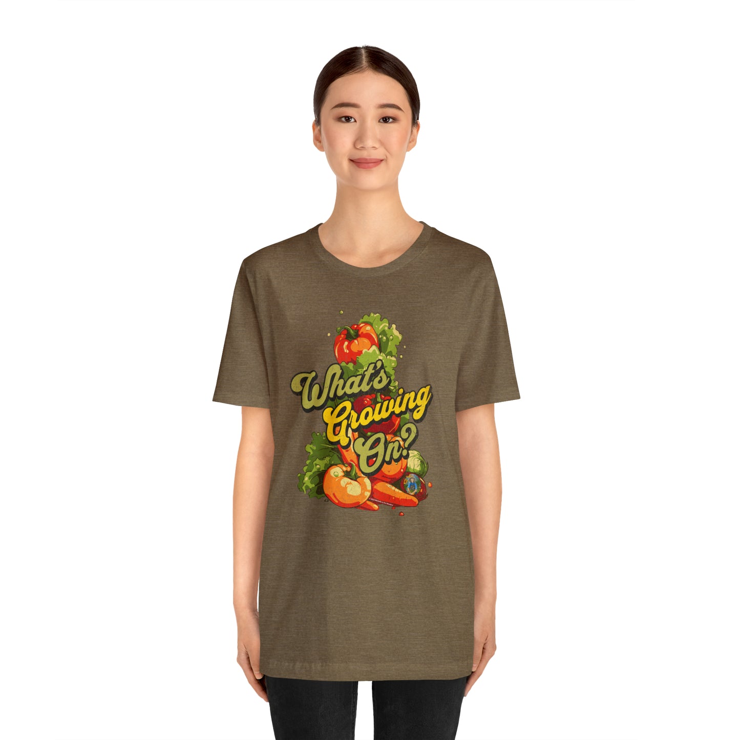 What's Growing On? Unisex Jersey Short Sleeve Tee