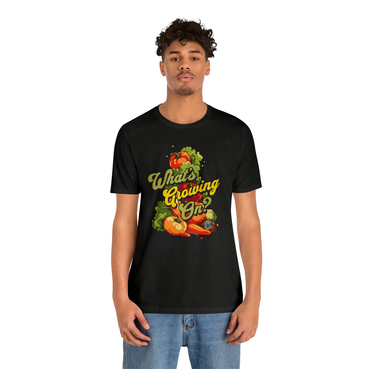 What's Growing On? Unisex Jersey Short Sleeve Tee