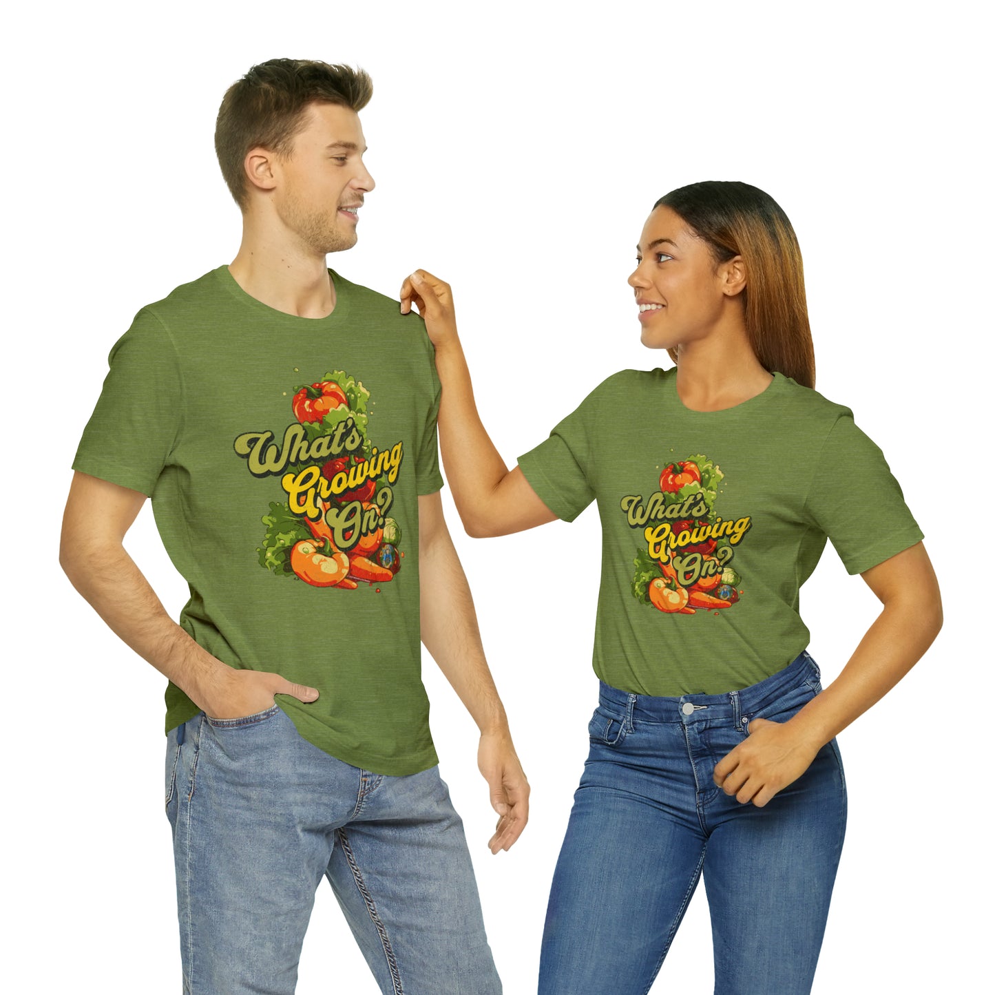 What's Growing On? Unisex Jersey Short Sleeve Tee