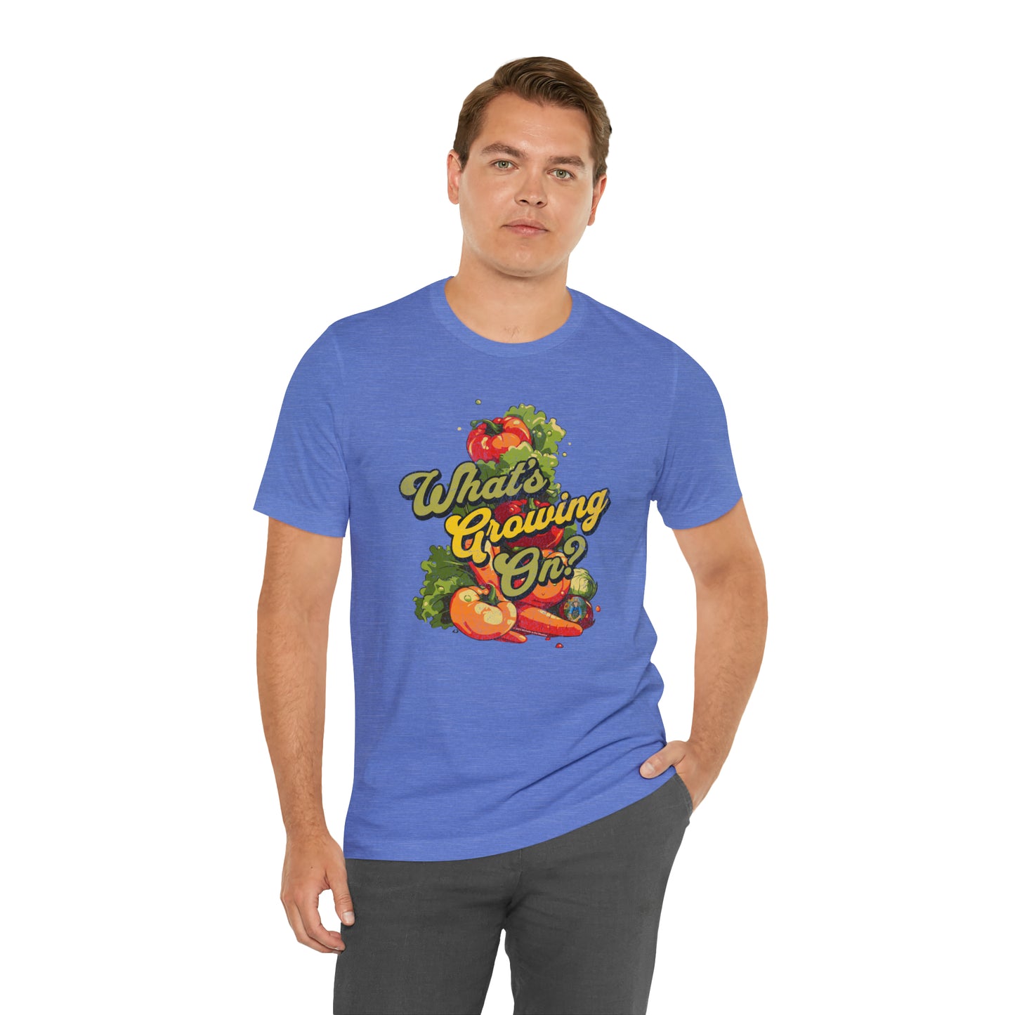 What's Growing On? Unisex Jersey Short Sleeve Tee