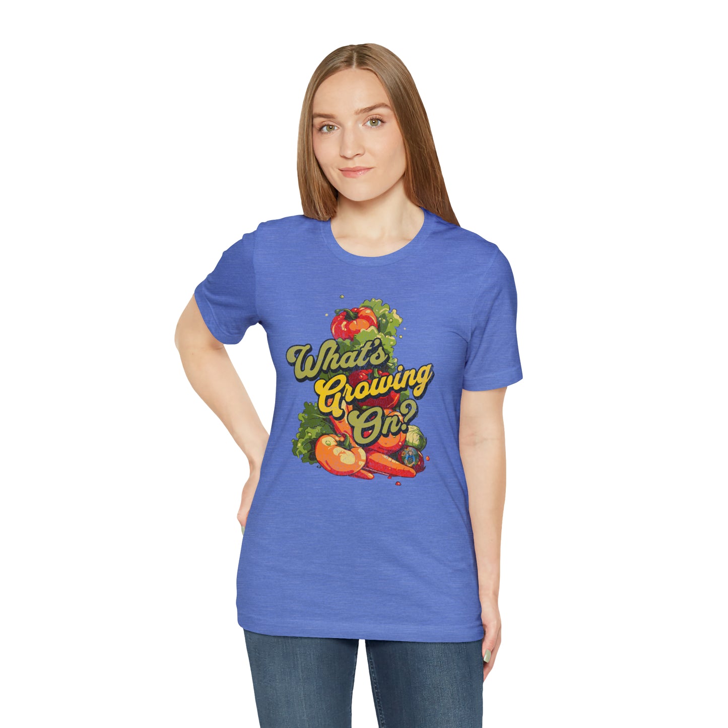 What's Growing On? Unisex Jersey Short Sleeve Tee