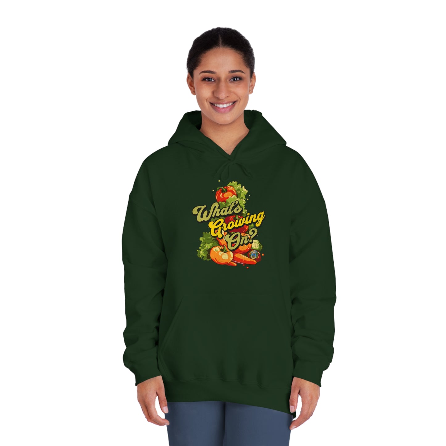 What's Growing On? Unisex DryBlend® Hooded Sweatshirt