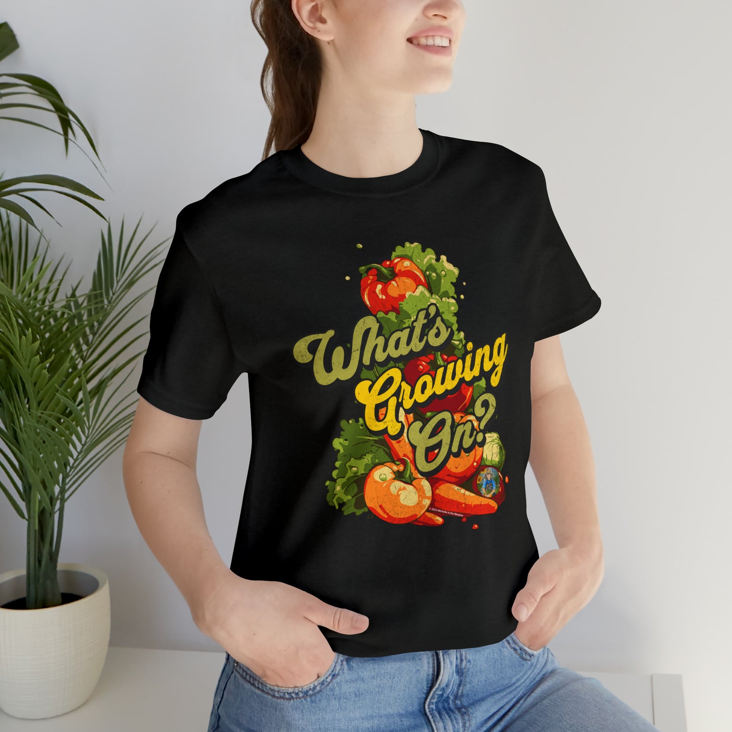 What's Growing On? Unisex Jersey Short Sleeve Tee