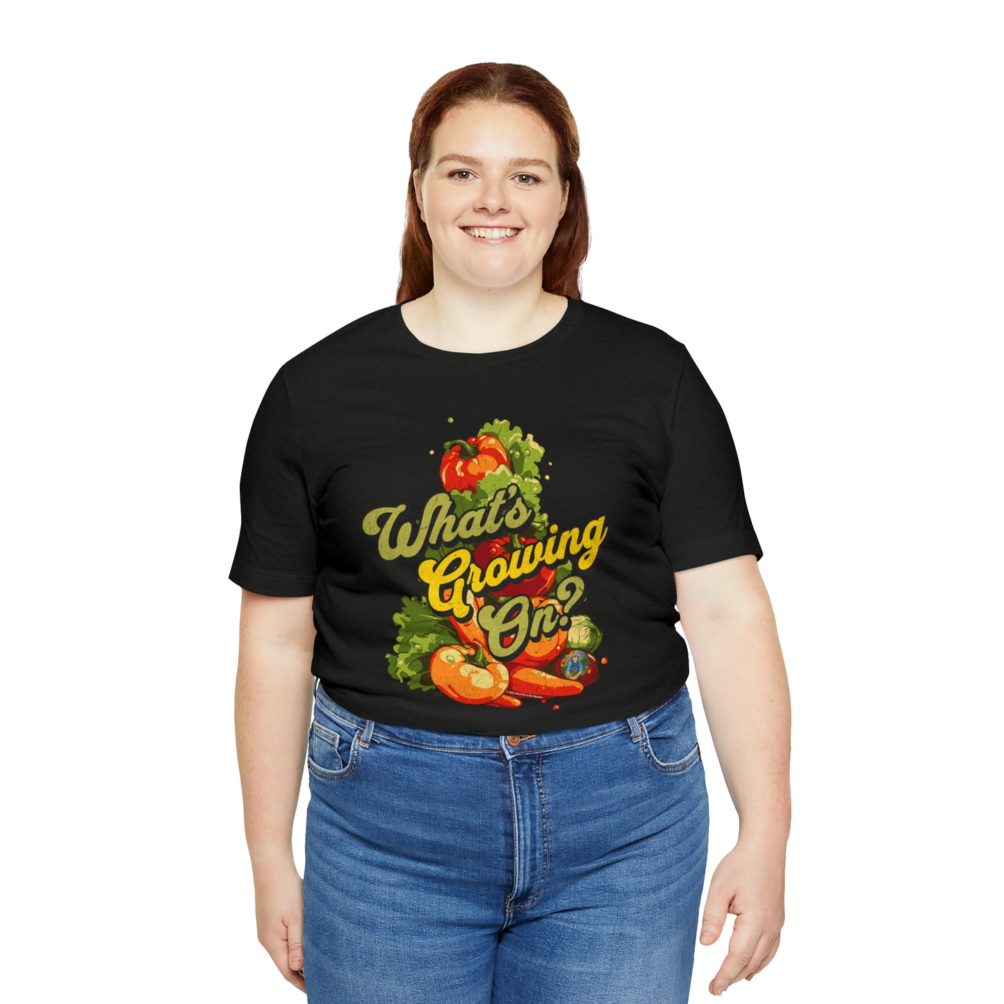 What's Growing On? Unisex Jersey Short Sleeve Tee