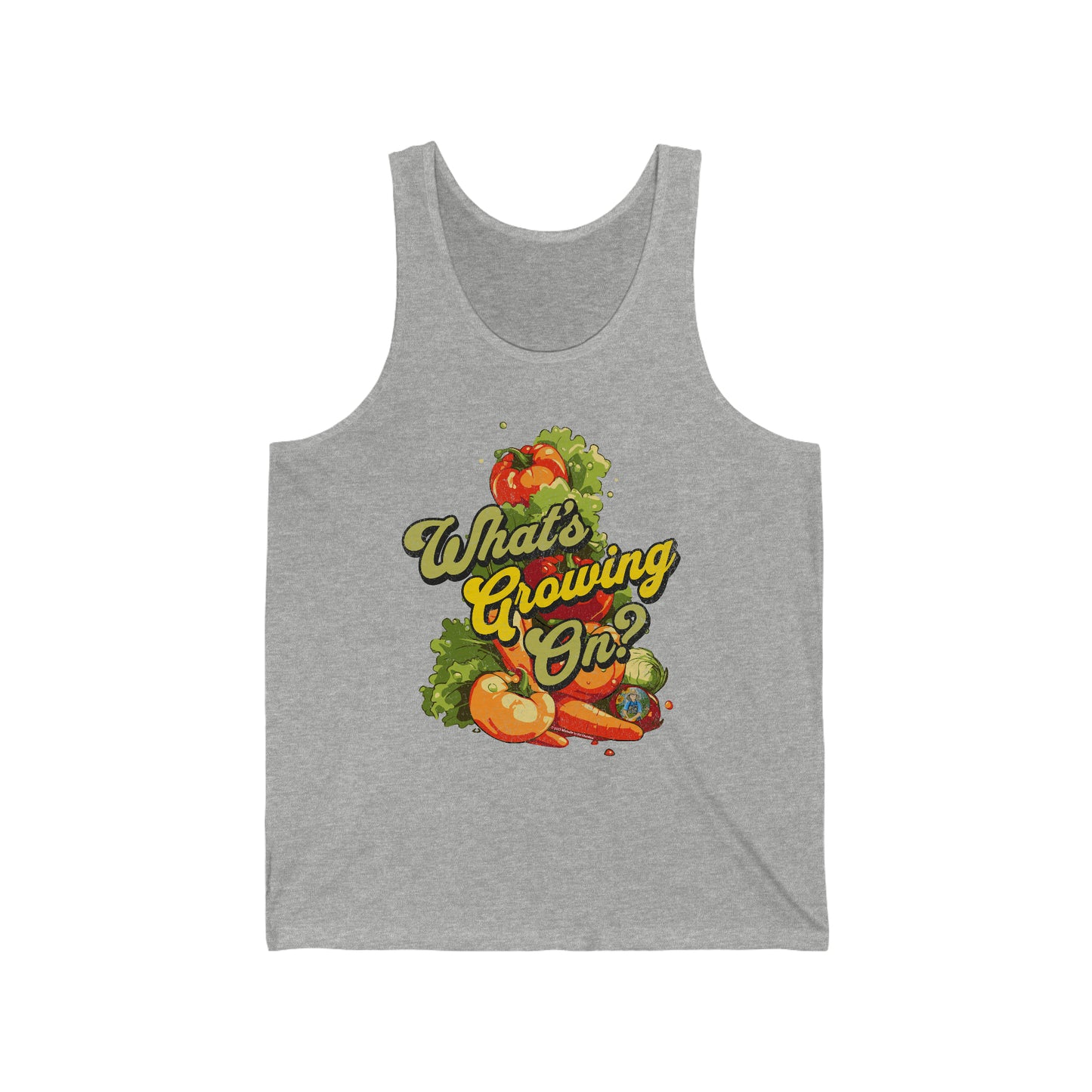 What's Growing On? Unisex Jersey Tank